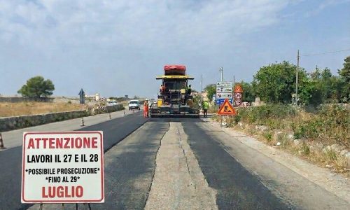 Lavori scarificazione Ragusa mare